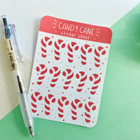 Image 3 of Candy Canes Mini Sticker Sheet