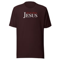 Image 5 of “Ask Me About Jesus” Unisex t-shirt (dark)
