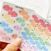 Image 2 of Rainbow fish stickers