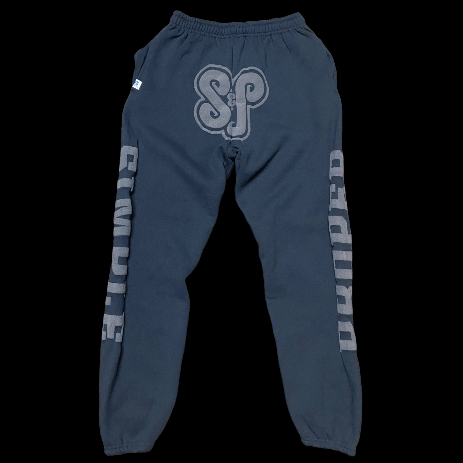 Logo Print Black Sweatpant