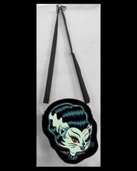 Image 2 of PRE ORDER Franken Kitten Crossbody Canvas Bag