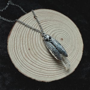 Image of Moonlit Moth Necklace