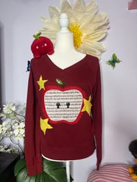 Image 2 of Apple in the Sky Sweater 🍎⭐♡ (M/L)
