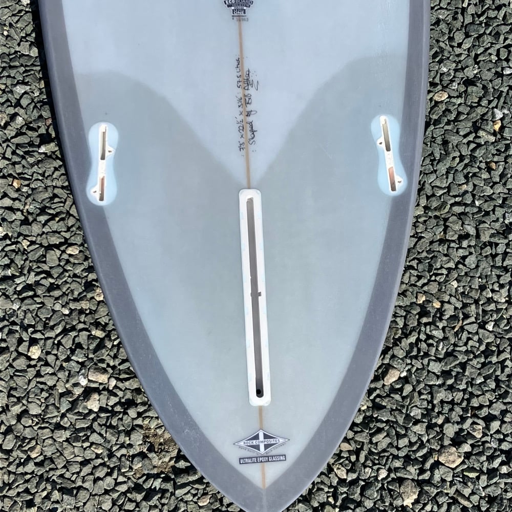 7-3 SuperFrog Mid Length Surfboard Epoxy Laminate FCS11 Fins