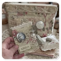 Image 2 of sewing purse pin cushion and needle book