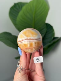 Image 2 of CHOOSE YOUR OWN ORANGE CREAMSICLE CALCITE SPHERES -MEXICO-