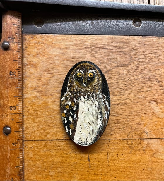 Image of Owl brooch 