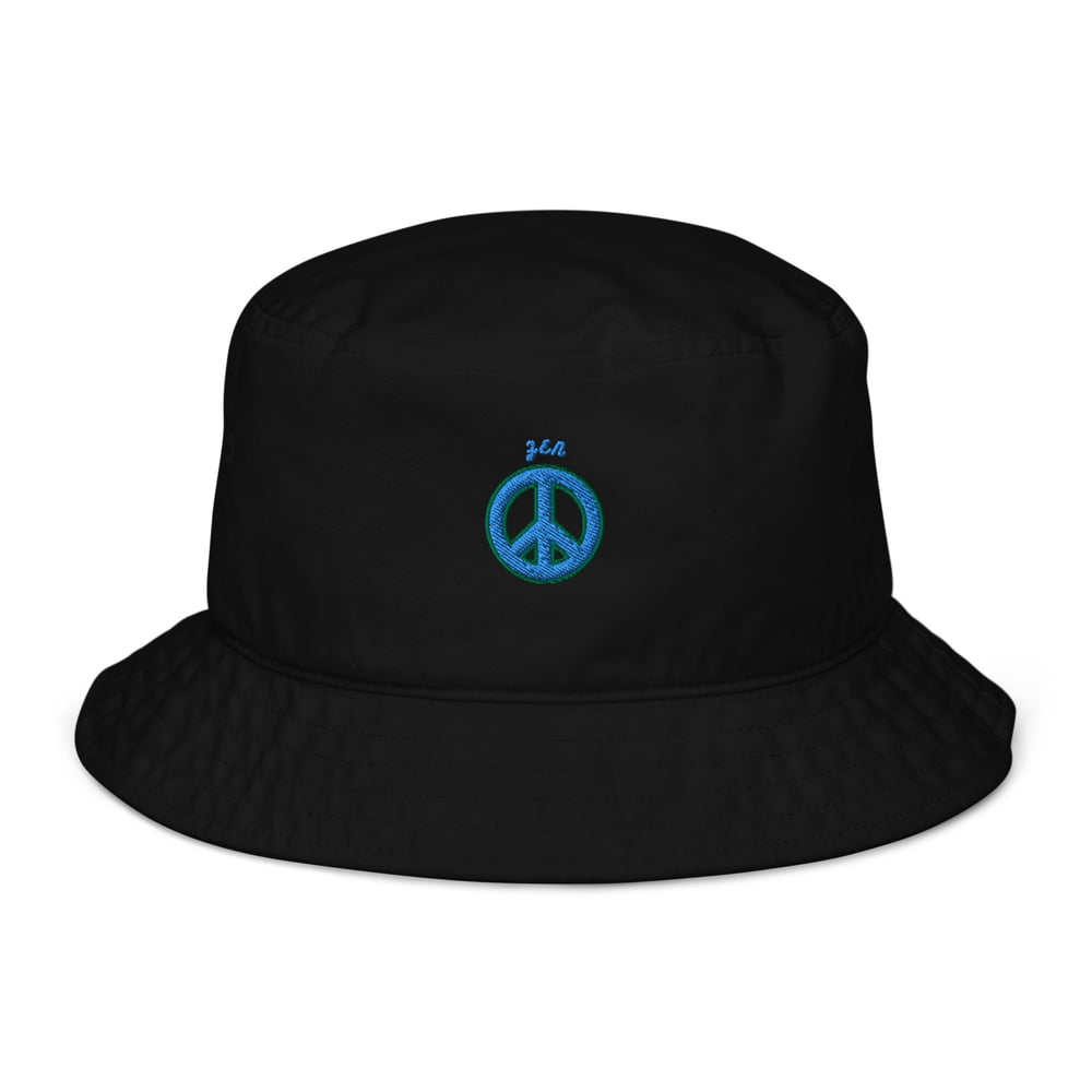 ZEN EXP - “Peace Sign” Organic bucket hat