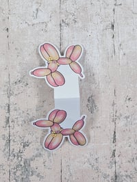 Image 7 of Pink Balloon Dog Magnetic Bookmarks
