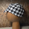 Cotton cycling cap - catstooth 