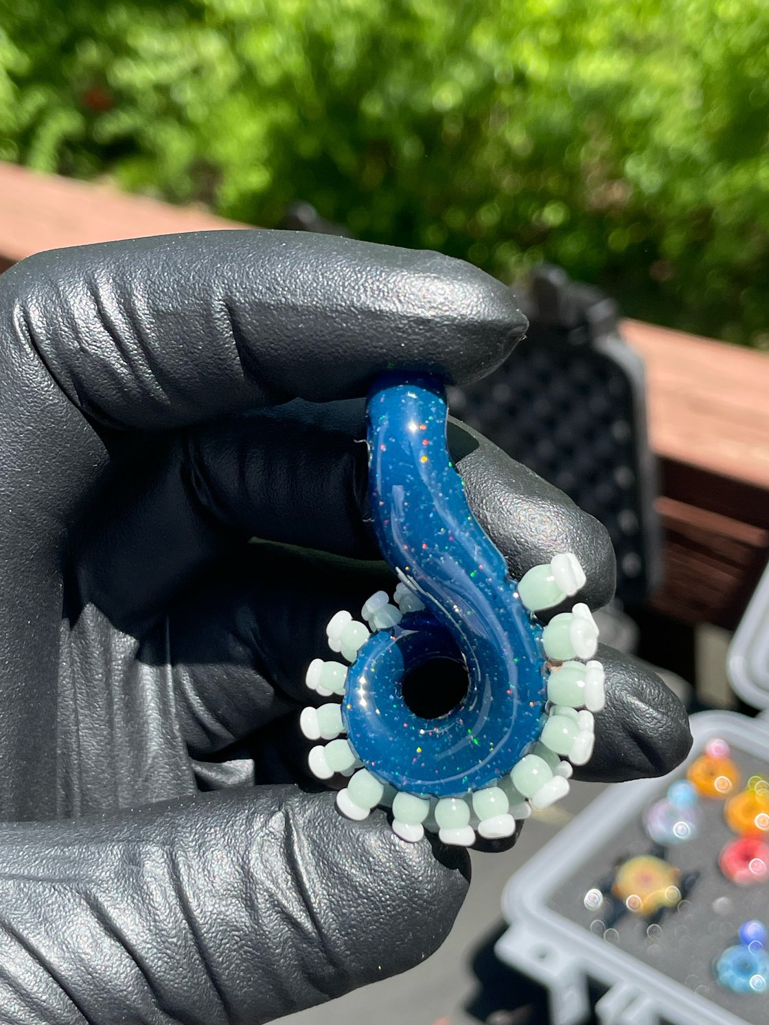 Image of Blue crushed opal
