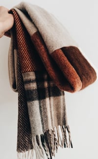 Image 2 of Giant patchwork scarf 