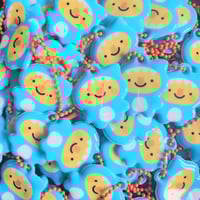 Image 1 of Puffy foolish keychain 