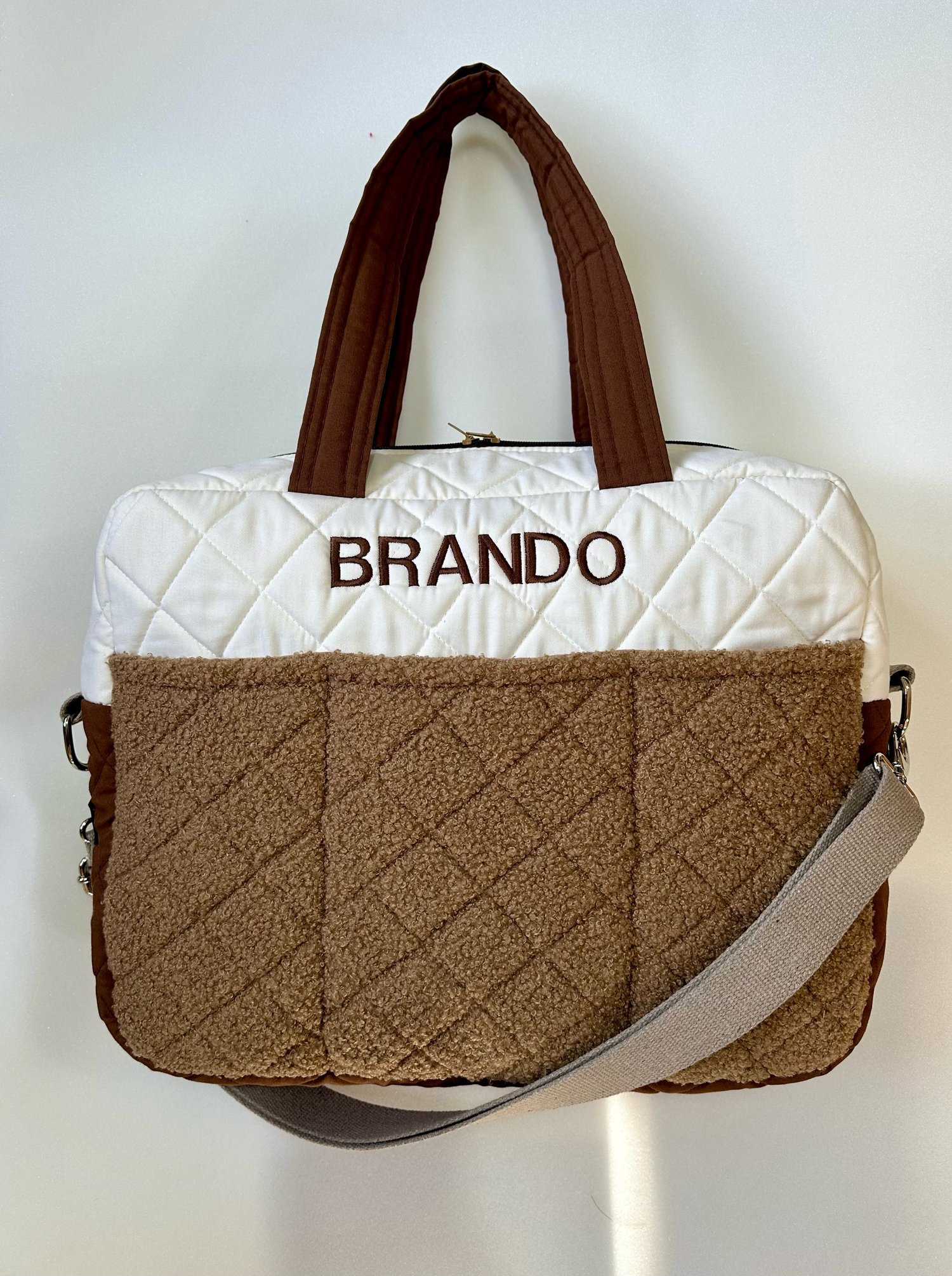 Image of Baby Bag + Teddy bear pocket