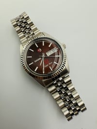 Image 1 of Rado Purple Horse Day Date Brown Dial Stainless Steel Automatic Men’s Watch