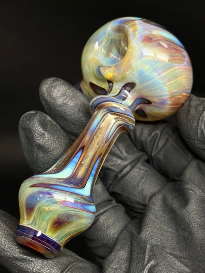 Blue Amber Purple Chrome Top Image 4