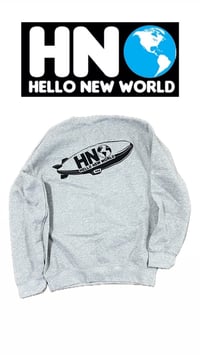 Image 2 of Change the world grey crewneck 