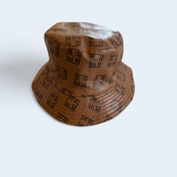 Image 1 of Leather Reversible Bucket Hat