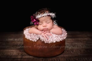 Image of Looped Baby Knitted Wrap/Blanket