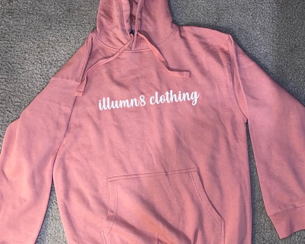 Image of Hoodie pink and white 