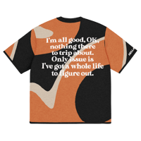 Image 9 of Life - Orange/Sand/Black - Knitted Shirt