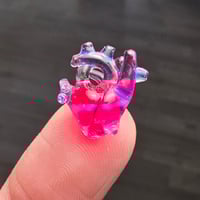 Image 2 of MINIATURE "LAYERS OF LOVE" ANATOMICAL HEART PENDANT 9