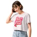 Image of Zebra Humor Cropped Tee