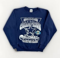 Image 1 of VTG 90s Dallas Cowboys Crewneck Sz XL