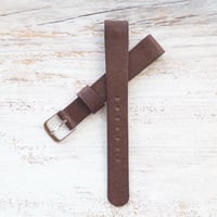 Image 4 of 15,5mm Wild Pigskin in Dk Brown - Open Ended