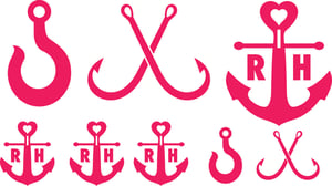 Image of I HEART REDHOOK DECALS