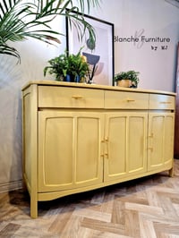Image 5 of Stunning Curved Sideboard by Nathan in Mustard Yellow