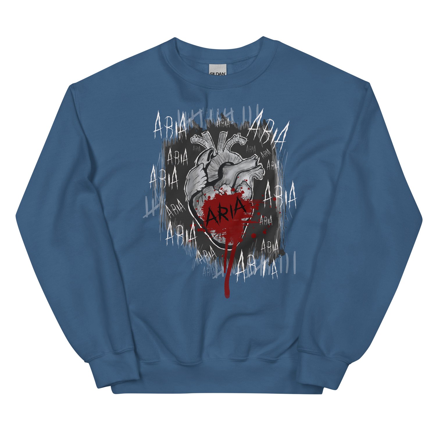 Image of Officially licensed Leigh Rivers psychotic obsession Aria heart Unisex Sweatshirt