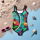 Image 2 of Puro HI Future All-Over Print Kids Swimsuit