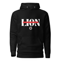 Image 4 of Lion Mentality Adult Hoodie(White Logo)