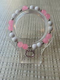 Image 3 of Hello kitty charm bracelet with white accents 