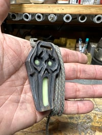 Image 1 of Skull Coffin Pendant Mouth Glow 