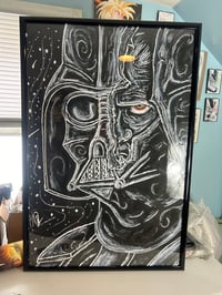 24 X 36 Framed Darth Poster. (ONLY ONE IN STOCK)