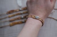 Image 5 of the earth, the moon, the stars - fabric bracelet 