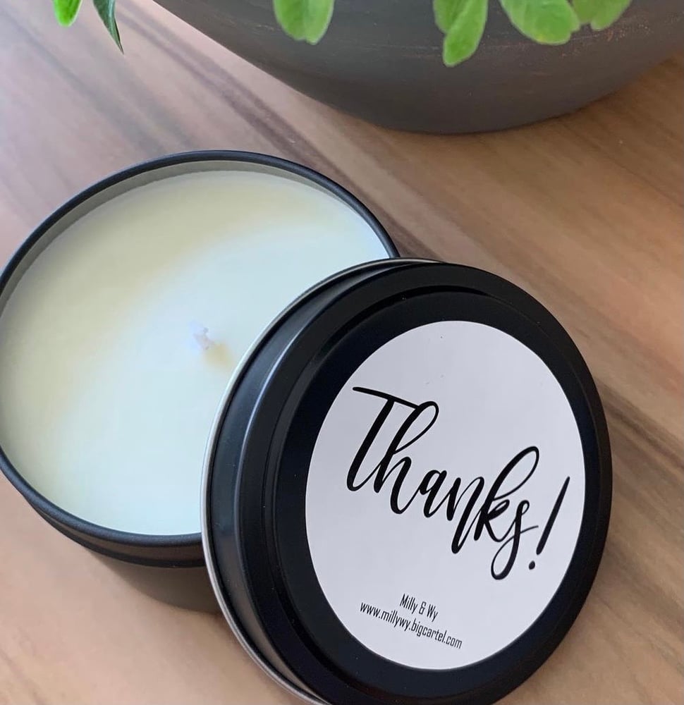 Image of Thanks Tin Soy Candle