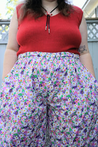 Image 3 of Pink Flower Power Pants