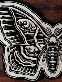Image 4 of Eyed Moth Woodcut