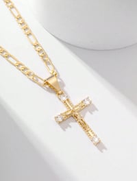 Image 3 of Cross Design pendant necklace
