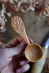 Image 3 of Falling Leaf- Coffee Scoop 