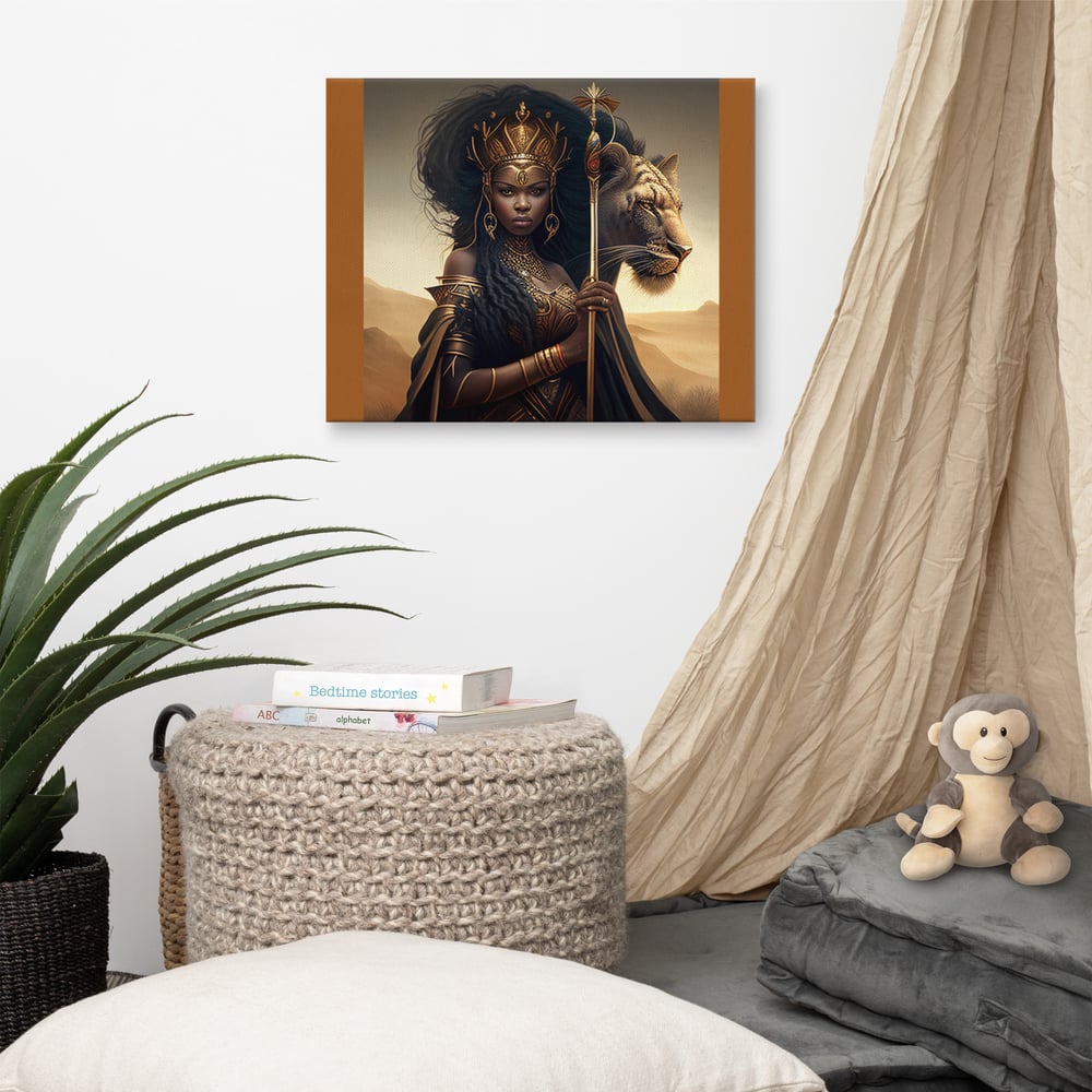 Image of Queen and  Her Beast 2 Canvas