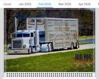 Image 4 of ‘26 Big Rig Boulevard Calendar.  Preorders 