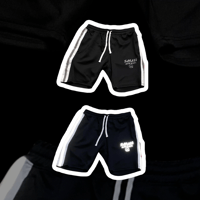 Men’s Reflective Tech-Fleece Shorts (Black)