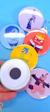 Image 3 of Inside Out Keyring/Badge/Magnet/Mirror