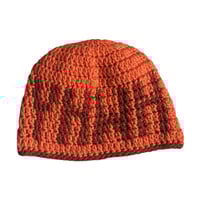 YHWH Orange Fitted Beanie
