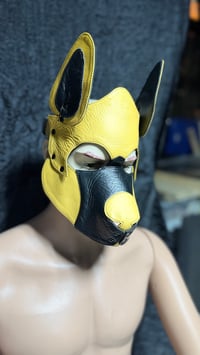 Image 1 of Puppy Mask 100% Leather