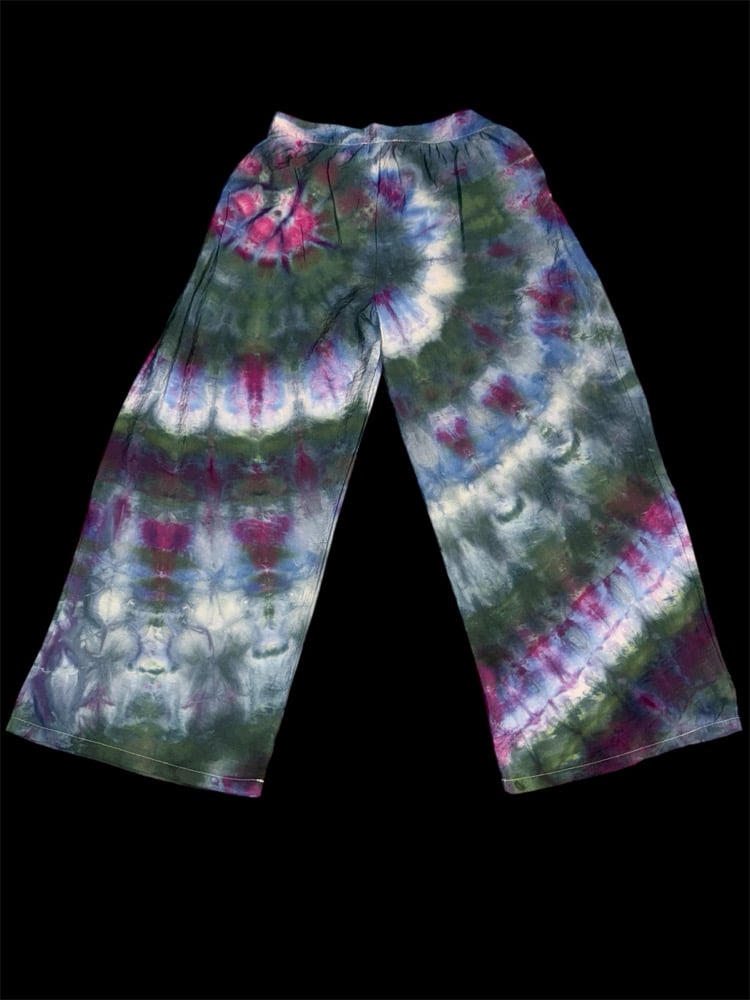 Image of (XL) Moss Berry Swirl Flow Pants